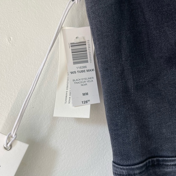 NWT '90S TUBE MAXI DENIM DRESS - Picture 3 of 11